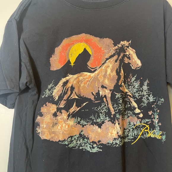 Rhude Black Graphic Tee - Picture 2 of 9